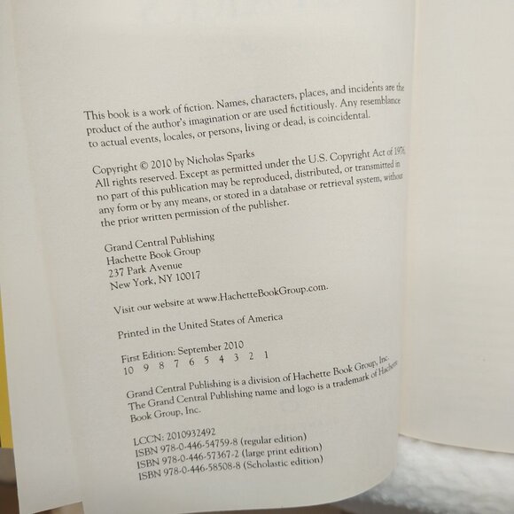 ‘Safe Haven' by Nichols Sparks first edition hard back - Picture 2 of 7